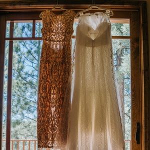 Rose Gold Sequined Gown